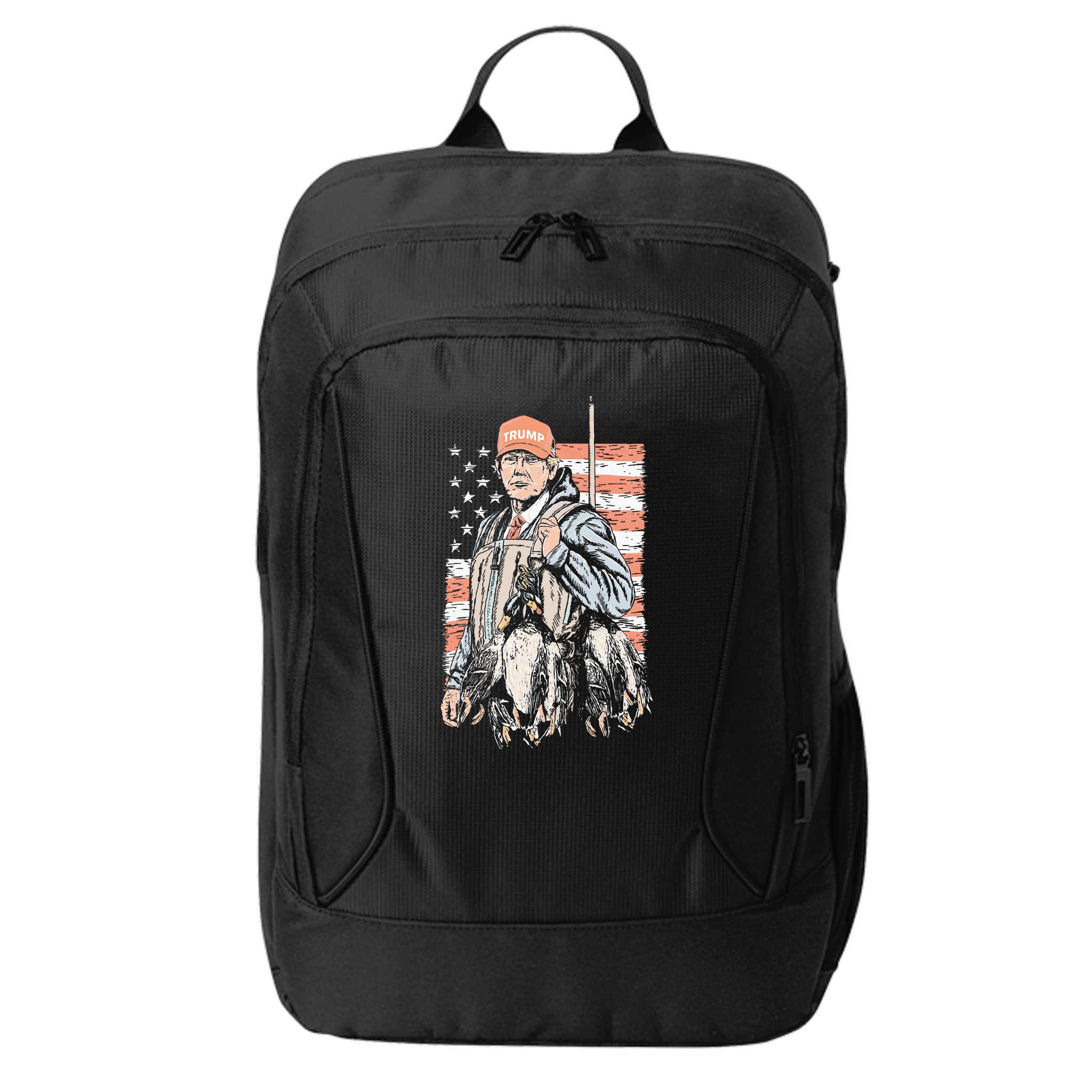 Duck Hunting Trump Camo Hello Hunting City Backpack