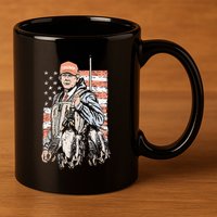 Duck Hunting Trump Camo Hello Hunting 11oz C Handle Ceramic Mug