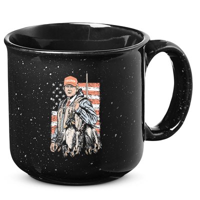 Duck Hunting Trump Camo Hello Hunting 15oz Campfire Ceramic Mug