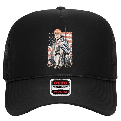 Duck Hunting Trump Camo Hello Hunting Trucker Hat