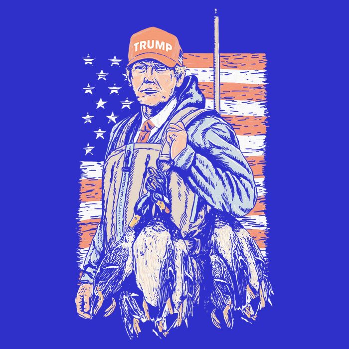 Duck Hunting Trump Camo Hello Hunting Sweatshirt