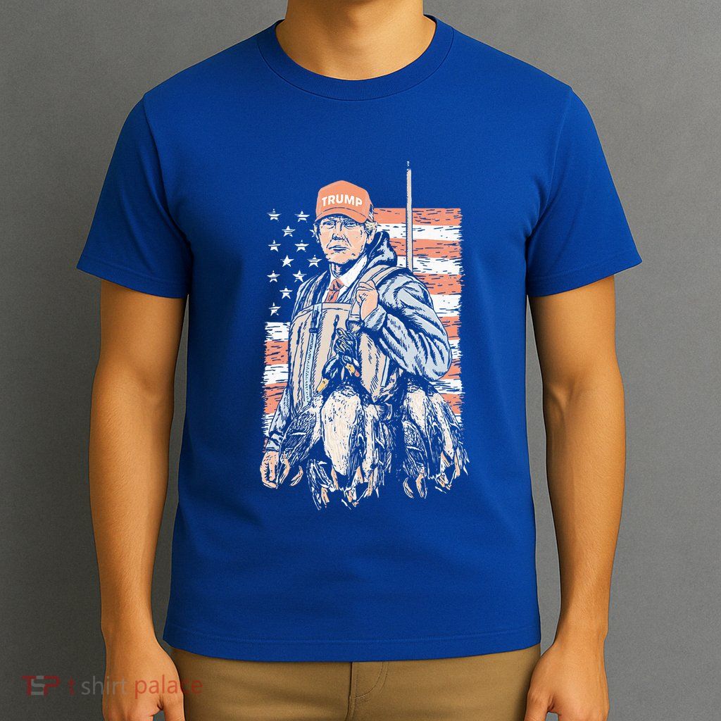Duck Hunting Trump Camo Hello Hunting T-Shirt
