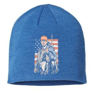 Duck Hunting Trump Camo Hello Hunting Sustainable Beanie