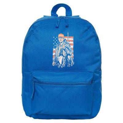 Duck Hunting Trump Camo Hello Hunting 16 in Basic Backpack