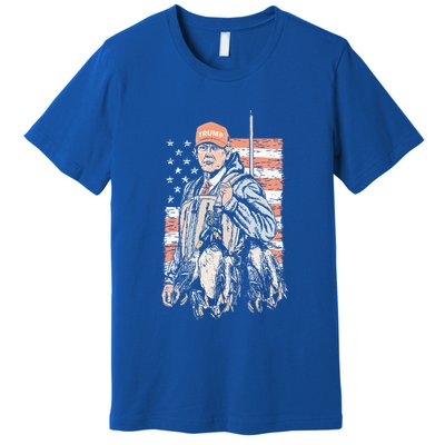 Duck Hunting Trump Camo Hello Hunting Premium T-Shirt