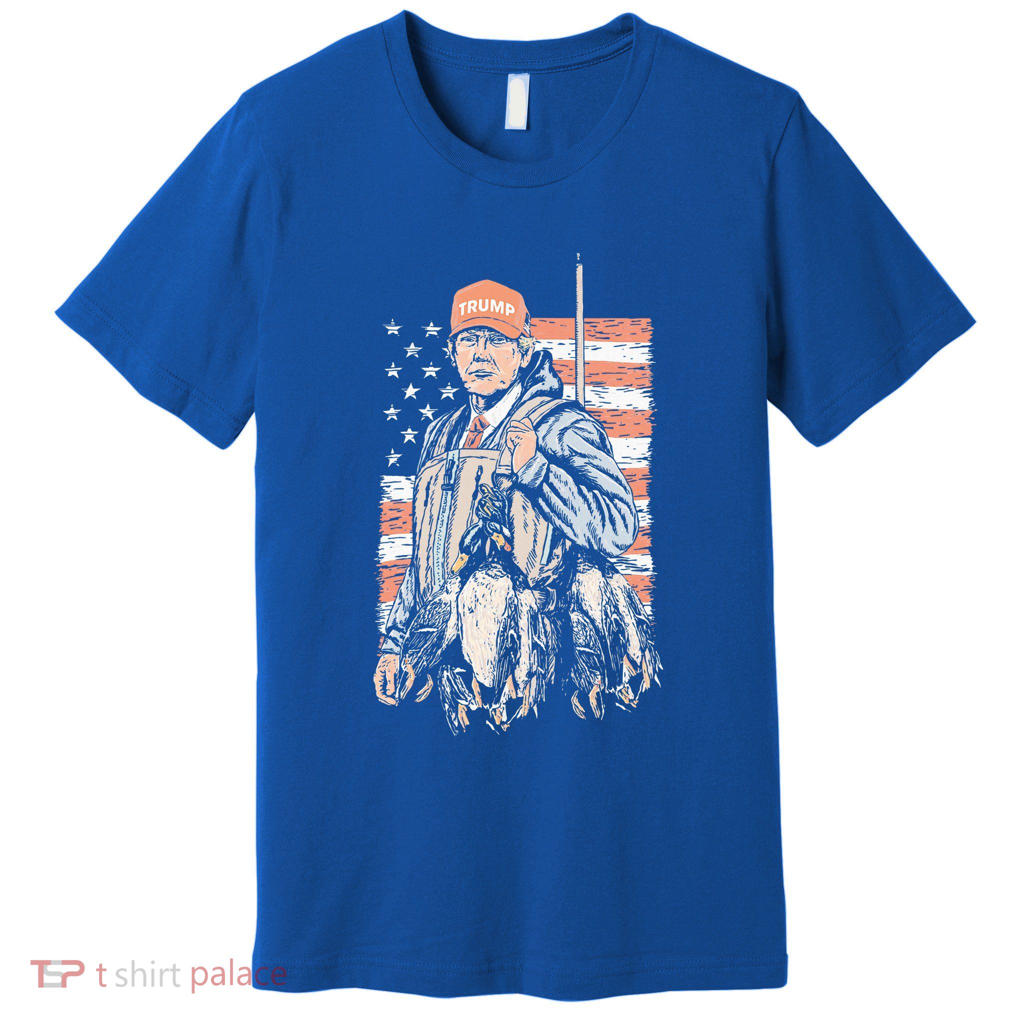 Duck Hunting Trump Camo Hello Hunting Premium T-Shirt