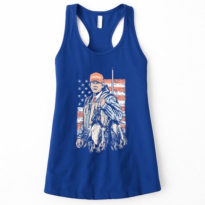 Duck Hunting Trump Camo Hello Hunting Womens Tank Top