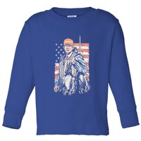 Duck Hunting Trump Camo Hello Hunting Toddler Long Sleeve Shirt