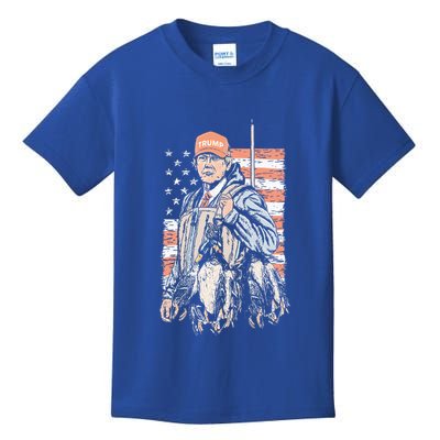 Duck Hunting Trump Camo Hello Hunting Kids T-Shirt