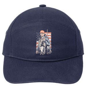 Duck Hunting Trump Camo Hello Hunting 7-Panel Snapback Hat