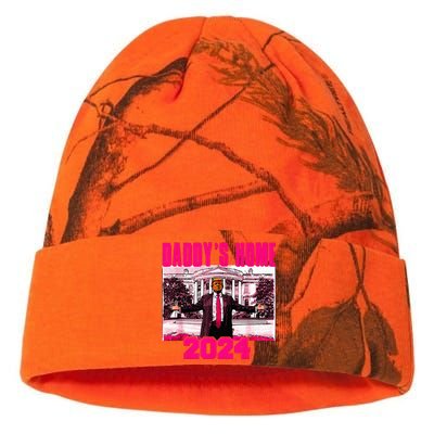 DaddyS Home Trump Pink 2024 Take America Back 2024 Kati Licensed 12" Camo Beanie