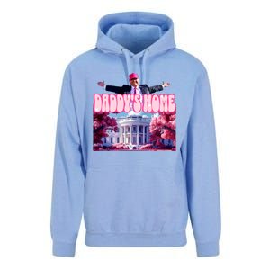 Daddy Home Trump 2024 Republican Gift Unisex Surf Hoodie