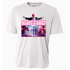 Daddy Home Trump 2024 Republican Gift Cooling Performance Crew T-Shirt