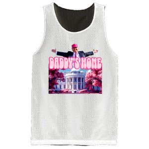 Daddy Home Trump 2024 Republican Gift Mesh Reversible Basketball Jersey Tank