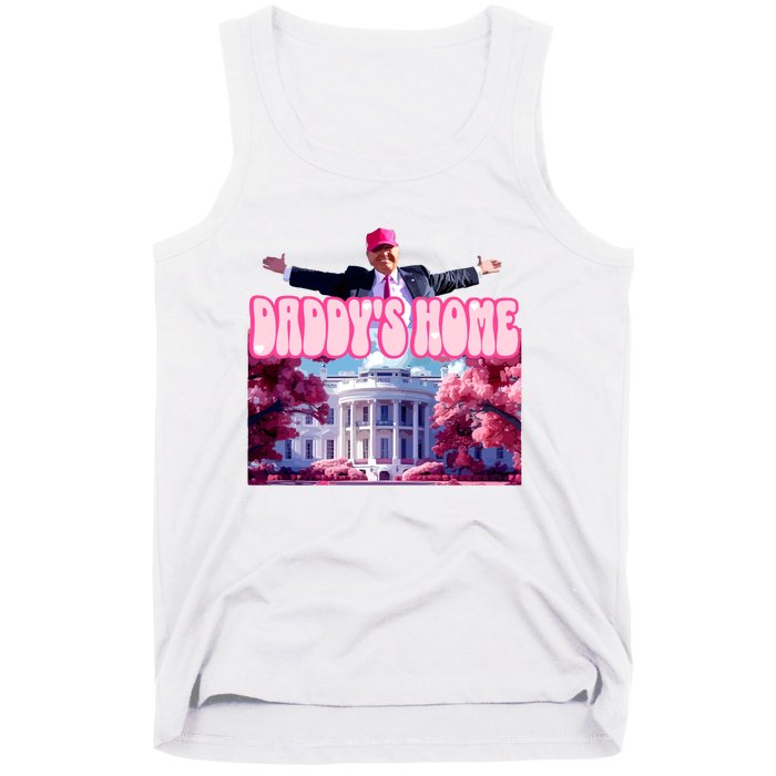 Daddy Home Trump 2024 Republican Gift Tank Top