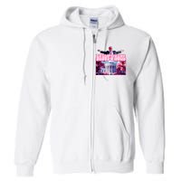 Daddy Home Trump 2024 Republican Gift Full Zip Hoodie