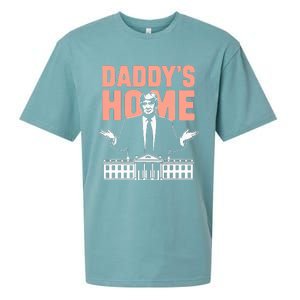 DaddyS Home Trump 2024 Take America Back 2024 Sueded Cloud Jersey T-Shirt