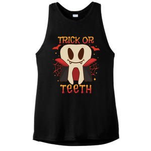 Dental Halloween Tooth Trick Or Th Dentist Orthodontist Cute Gift Ladies PosiCharge Tri-Blend Wicking Tank