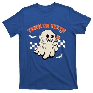 Dentist Halloween Trick Or Teeth Dental Assistant Hygienist Gift T-Shirt