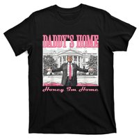 DaddyS Home Trump Pink 2024 Funny Trump Take America Back T-Shirt