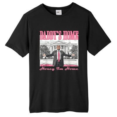 DaddyS Home Trump Pink 2024 Funny Trump Take America Back Tall Fusion ChromaSoft Performance T-Shirt