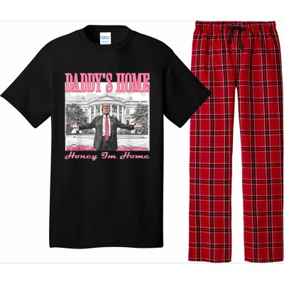 DaddyS Home Trump Pink 2024 Funny Trump Take America Back Pajama Set