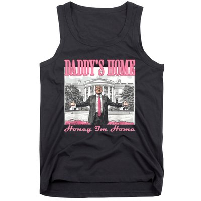 DaddyS Home Trump Pink 2024 Funny Trump Take America Back Tank Top