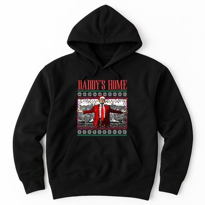 DaddyS Home Trump Ugly Christmas Sweater Xmas Pajamas Hoodie