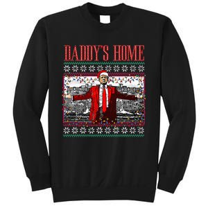 DaddyS Home Trump Ugly Christmas Sweater Xmas Pajamas Sweatshirt