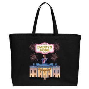 DaddyS Home Trump Dancing Celebrate Winner Maga Sequel Cotton Canvas Jumbo Tote