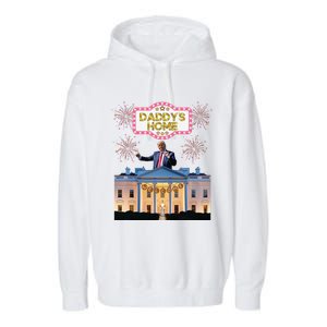 DaddyS Home Trump Dancing Celebrate Winner Maga Sequel Garment-Dyed Fleece Hoodie