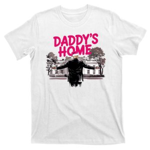 Daddys Home Trump Christmas White House Come Home Trump 47 T-Shirt