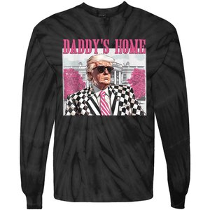 DaddyS Home Trump 2024 Tie-Dye Long Sleeve Shirt