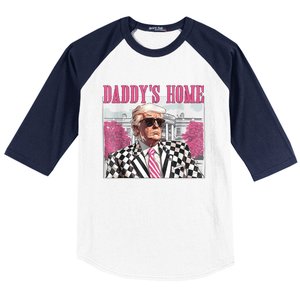 DaddyS Home Trump 2024 Baseball Sleeve Shirt