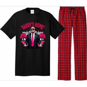 DaddyS Home Trump 2024 President Humor Pajama Set