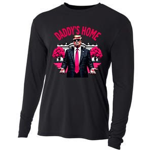 DaddyS Home Trump 2024 President Humor Cooling Performance Long Sleeve Crew