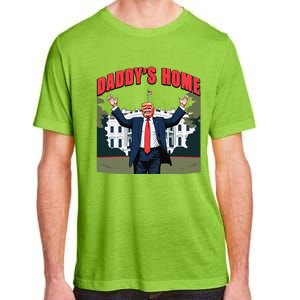 Daddy’S Home Trump 2024 Patriotic White House Comeback Adult ChromaSoft Performance T-Shirt