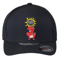 Dinosaur Heart Total Solar Eclipse April 8 2024 Totality Flexfit Unipanel Trucker Cap