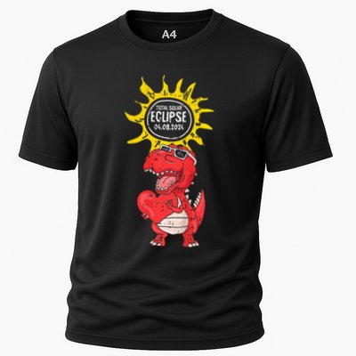 Dinosaur Heart Total Solar Eclipse April 8 2024 Totality Performance Shirt