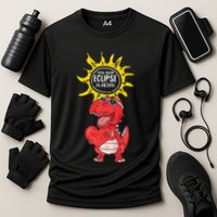 Dinosaur Heart Total Solar Eclipse April 8 2024 Totality Performance Shirt
