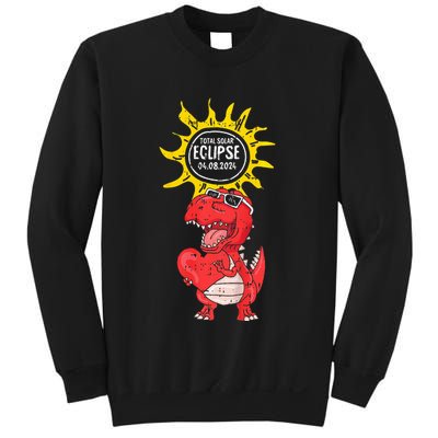 Dinosaur Heart Total Solar Eclipse April 8 2024 Totality Sweatshirt
