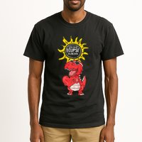 Dinosaur Heart Total Solar Eclipse April 8 2024 Totality Tall T-Shirt