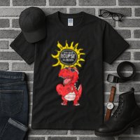Dinosaur Heart Total Solar Eclipse April 8 2024 Totality Tall T-Shirt