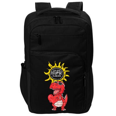 Dinosaur Heart Total Solar Eclipse April 8 2024 Totality Impact Tech Backpack