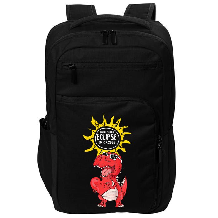 Dinosaur Heart Total Solar Eclipse April 8 2024 Totality Impact Tech Backpack