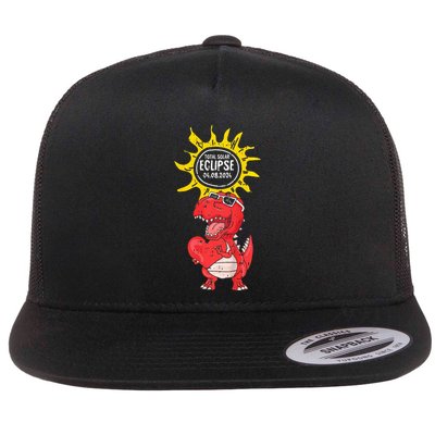 Dinosaur Heart Total Solar Eclipse April 8 2024 Totality Flatbill Hat