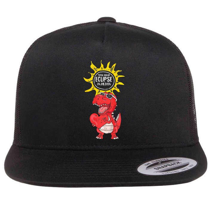 Dinosaur Heart Total Solar Eclipse April 8 2024 Totality Flatbill Hat