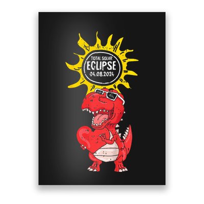 Dinosaur Heart Total Solar Eclipse April 8 2024 Totality Poster