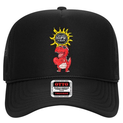 Dinosaur Heart Total Solar Eclipse April 8 2024 Totality Trucker Hat