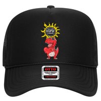 Dinosaur Heart Total Solar Eclipse April 8 2024 Totality Trucker Hat